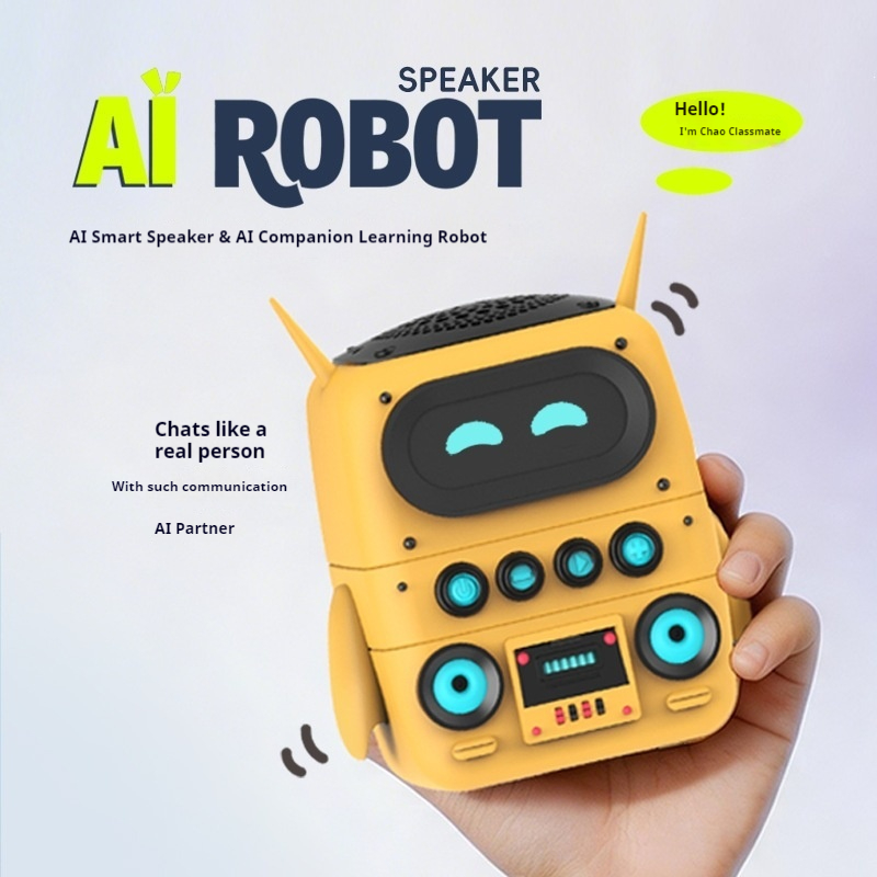 Science Robot - AIスマートロボットスピーカーAI大型モデルチャットロボット知能学習コンパニオンポータブルワイヤレススピーカー家庭学習用