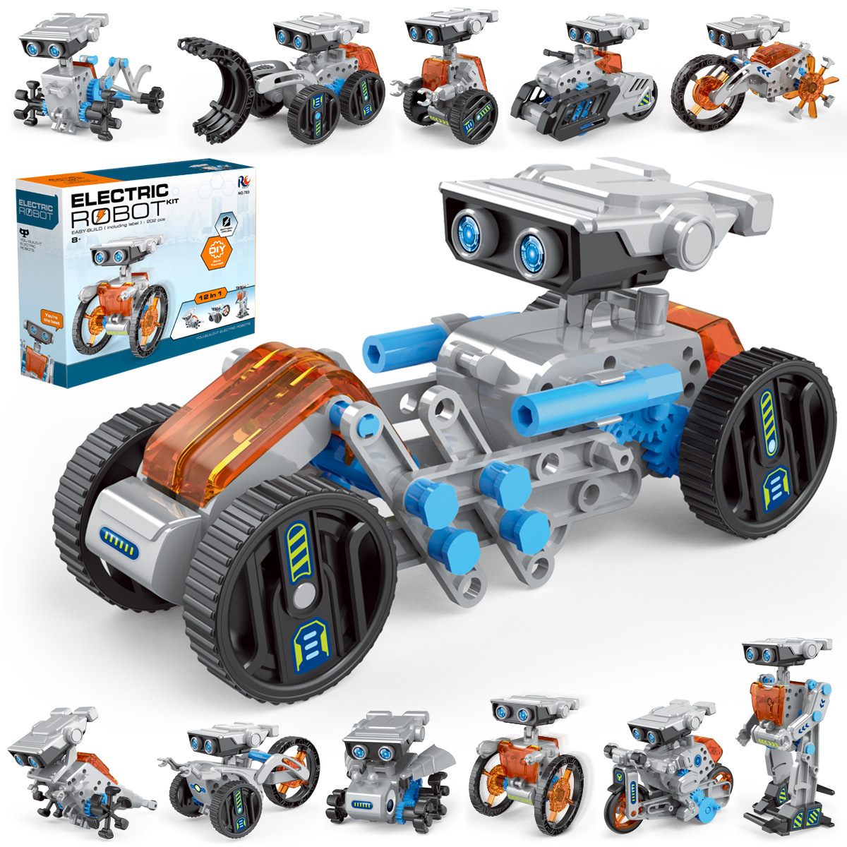 Science Toys Diy - 12 in 1 科学実験ソーラーロボットおもちゃ DIY ビルディング動力学習ツール教育ロボット技術ガジェットキット