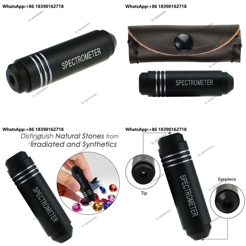 Spectroscope Handheld - 携帯型宝石格子分光計、翡翠玉宝飾品用小型分光識別ツール