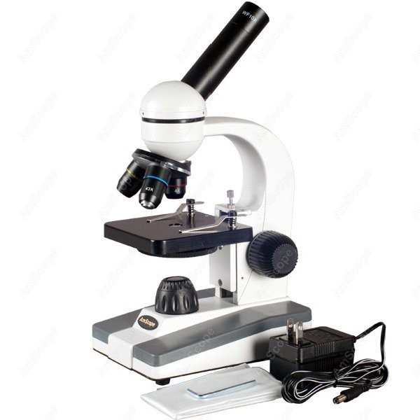 Microscope Compound 40X - AmScope M148シリーズ 生物科学学生用単眼複合顕微鏡 40倍-400倍
