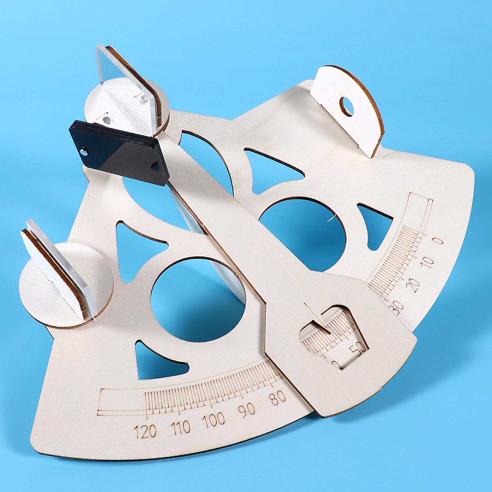 Science Project Kit - 木製 DIY セーラーセクスタンツモデル航海ツール科学キット教育玩具子供のための実験学習装飾グッズ
