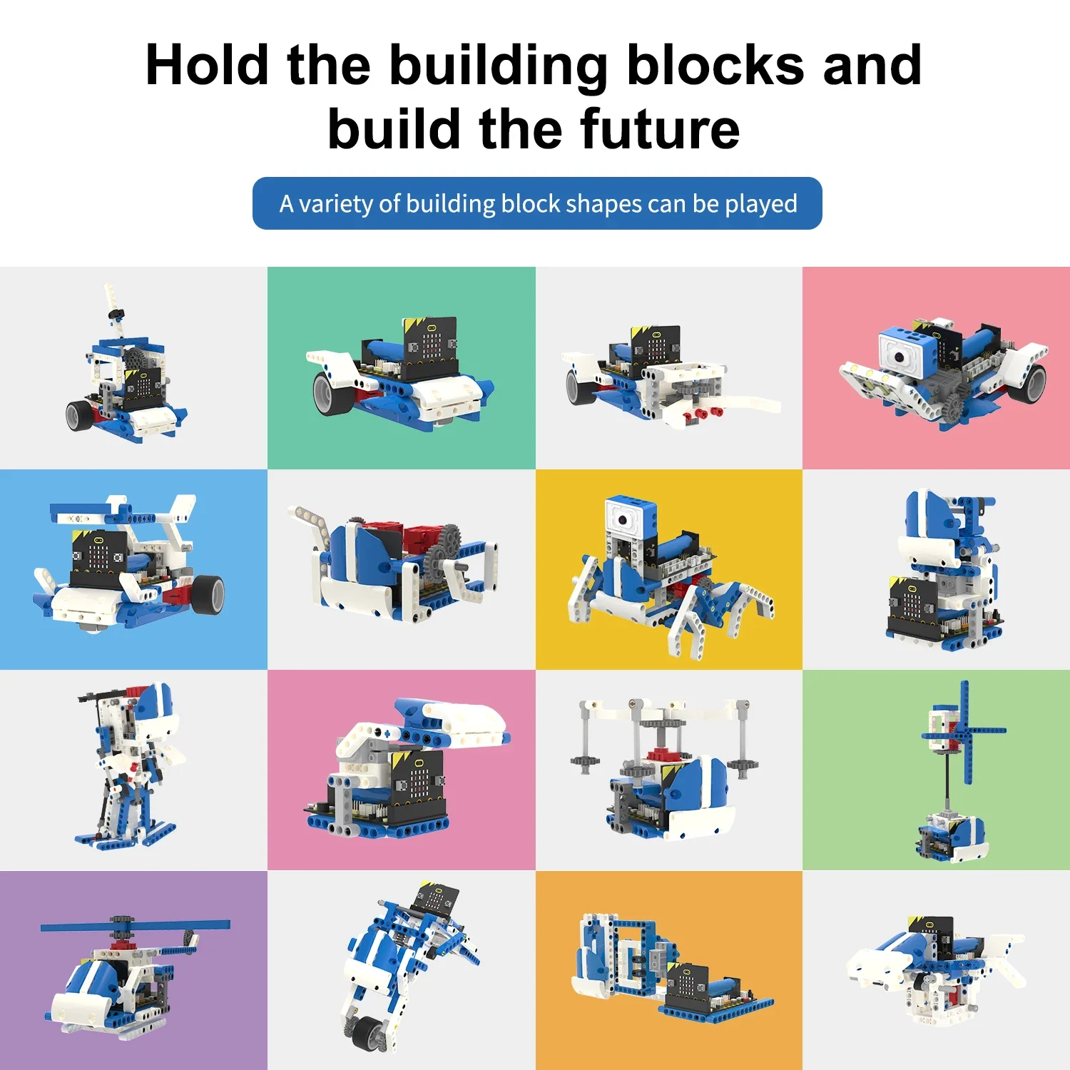 BBC Microbit V2 ビルディングブロックロボット - Science Robot のレビューと価格