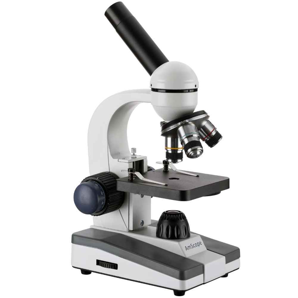 AmScope M150シリーズ ポータブルLED単眼学生用 - Microscope Compound 40X のレビューと価格