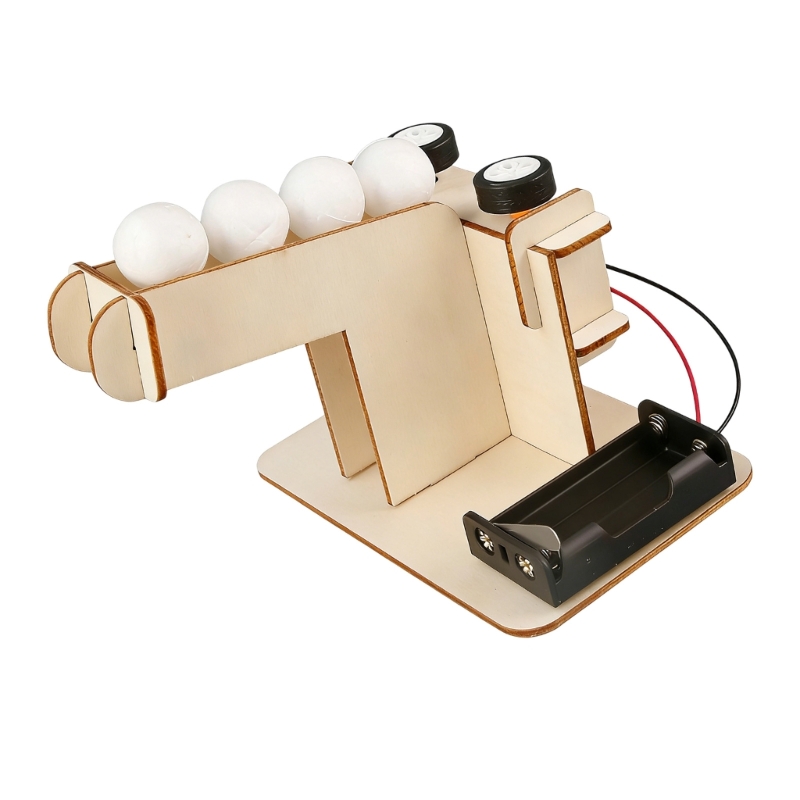 木製自動ボール発射科学プロジェクトSTEM教育玩具（子供向け - Science Project のレビューと価格