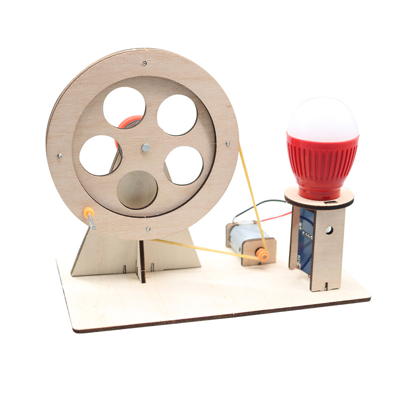 ミニ DIY ハンドクランク発電機電球 STEM 科学実験キ - Science Project のレビューと価格