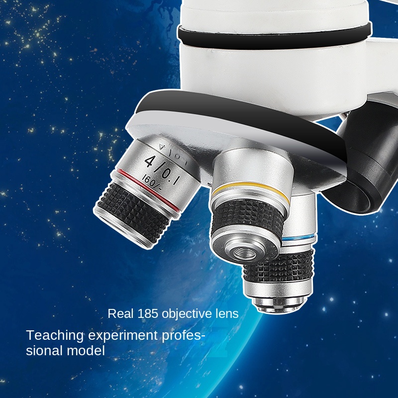 40倍から1000倍の倍率を持つ複合双眼顕微鏡、デュアルLE - Microscope Compound 40X のレビューと価格
