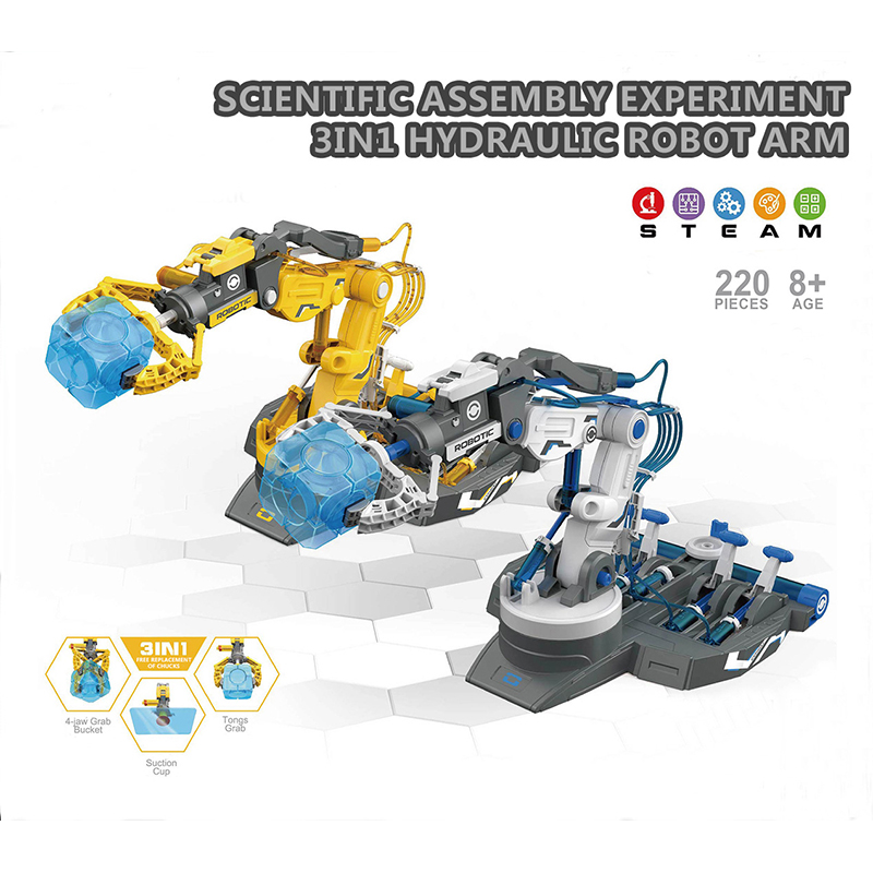 子供のための完全に組み立てられた油圧式機械式アーム科学実験, - Science Toys Diy のレビューと価格