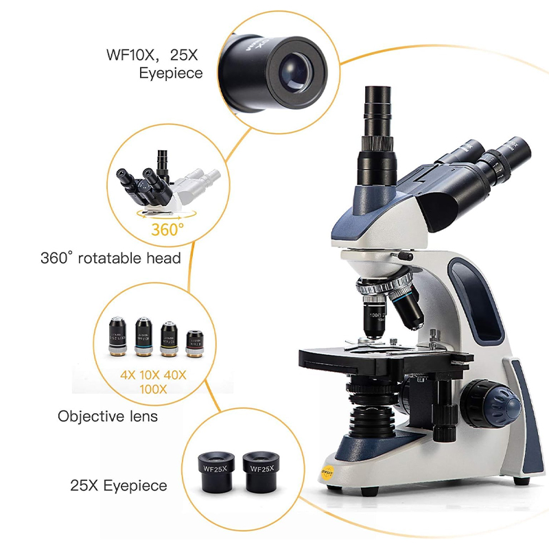 SWIFT SW380T 複合三眼顕微鏡、40倍～2500倍 - Microscope Compound 40X のレビューと価格