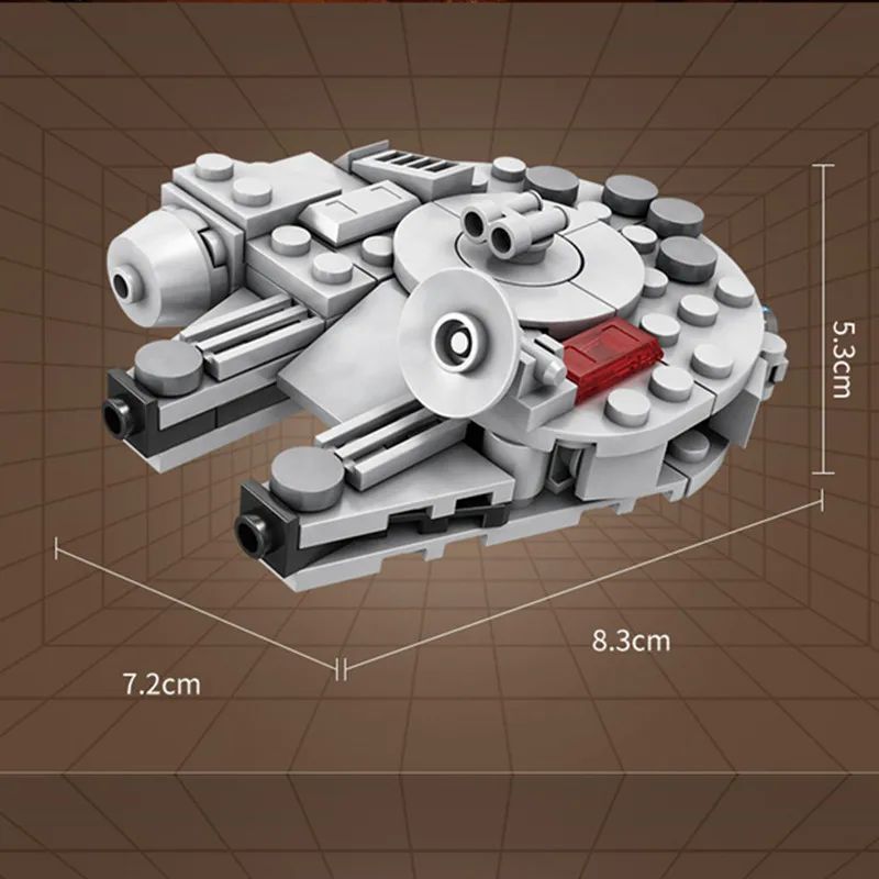 クラシックスターファイター飛行機宇宙船ビルディングブロックセ - Science Toys Diy のレビューと価格
