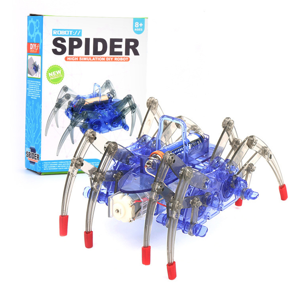 電動バイオニックスパイダーロボットDIYキット 二種類の歩行 - Science Project のレビューと価格