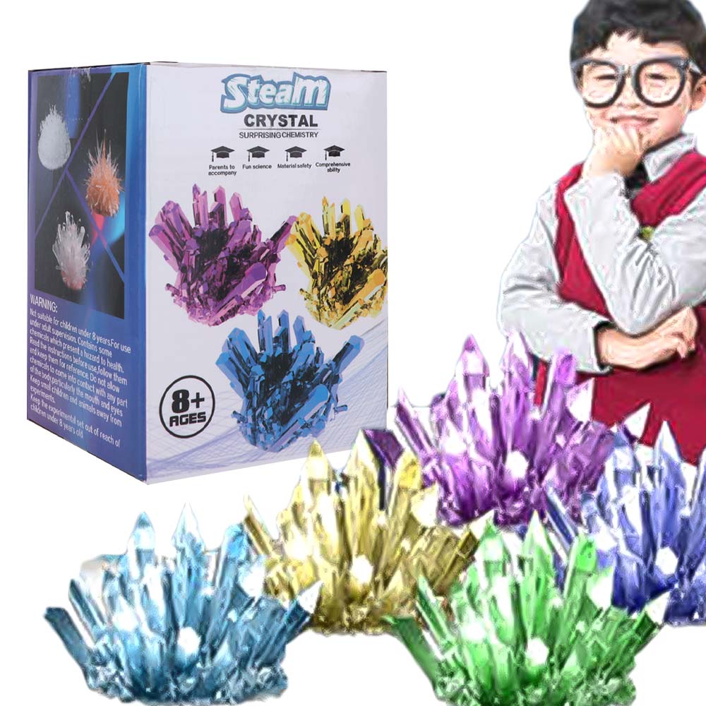 クリスタルを育てる クリスタル育成科学キット カラフルなクリ - Science Toys Diy のレビューと価格
