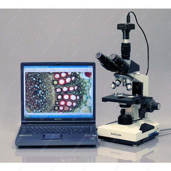 AmScope T490シリーズ シミュルフォーカル生物用三 - Microscope Compound 40X のレビューと価格