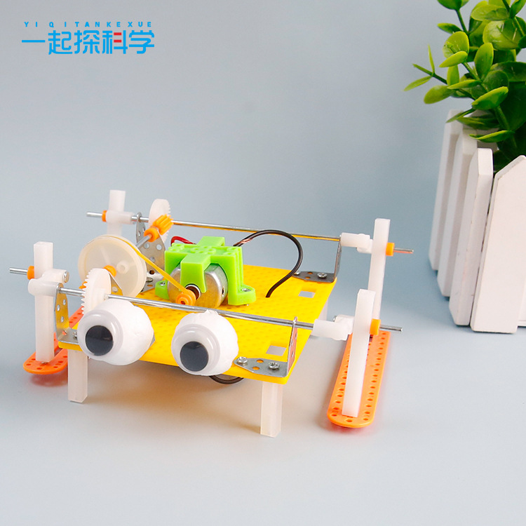 子供向け科学技術小型製作歩行ロボット創造的なSTEM科学実験 - Science Toys Diy のレビューと価格