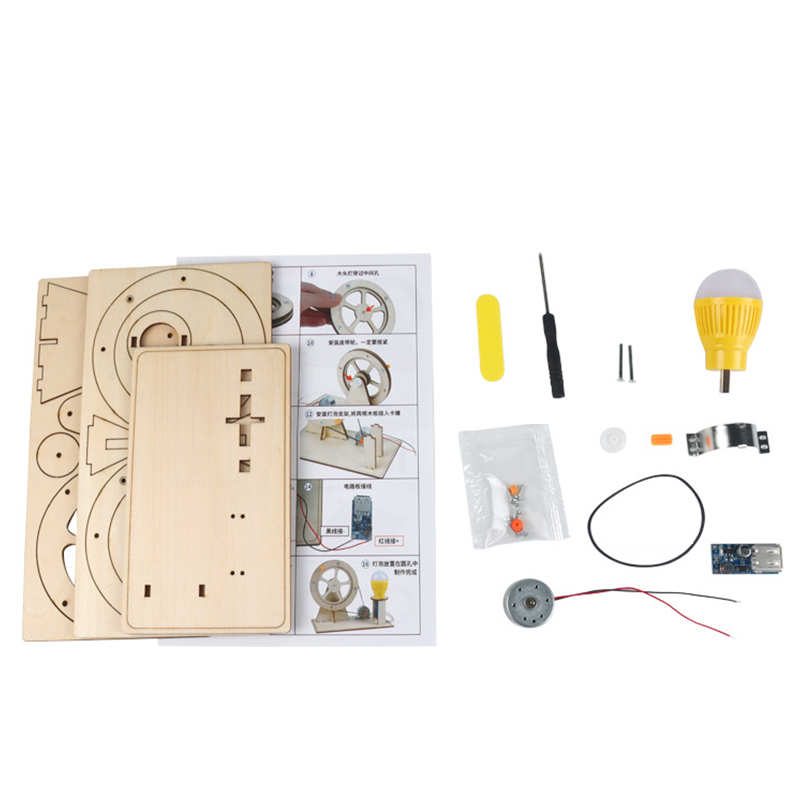 木製ハンドジェネレーター子供の科学おもちゃ面白い STEM  - Science And Invention のレビューと価格