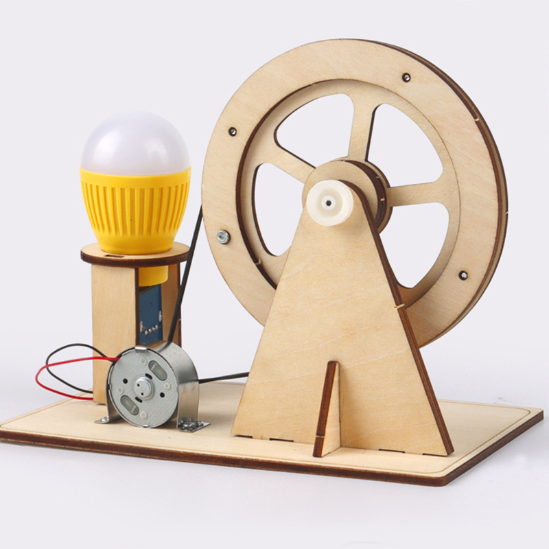 木製ハンドジェネレーター子供の科学おもちゃ面白い STEM  - Science And Invention のレビューと価格
