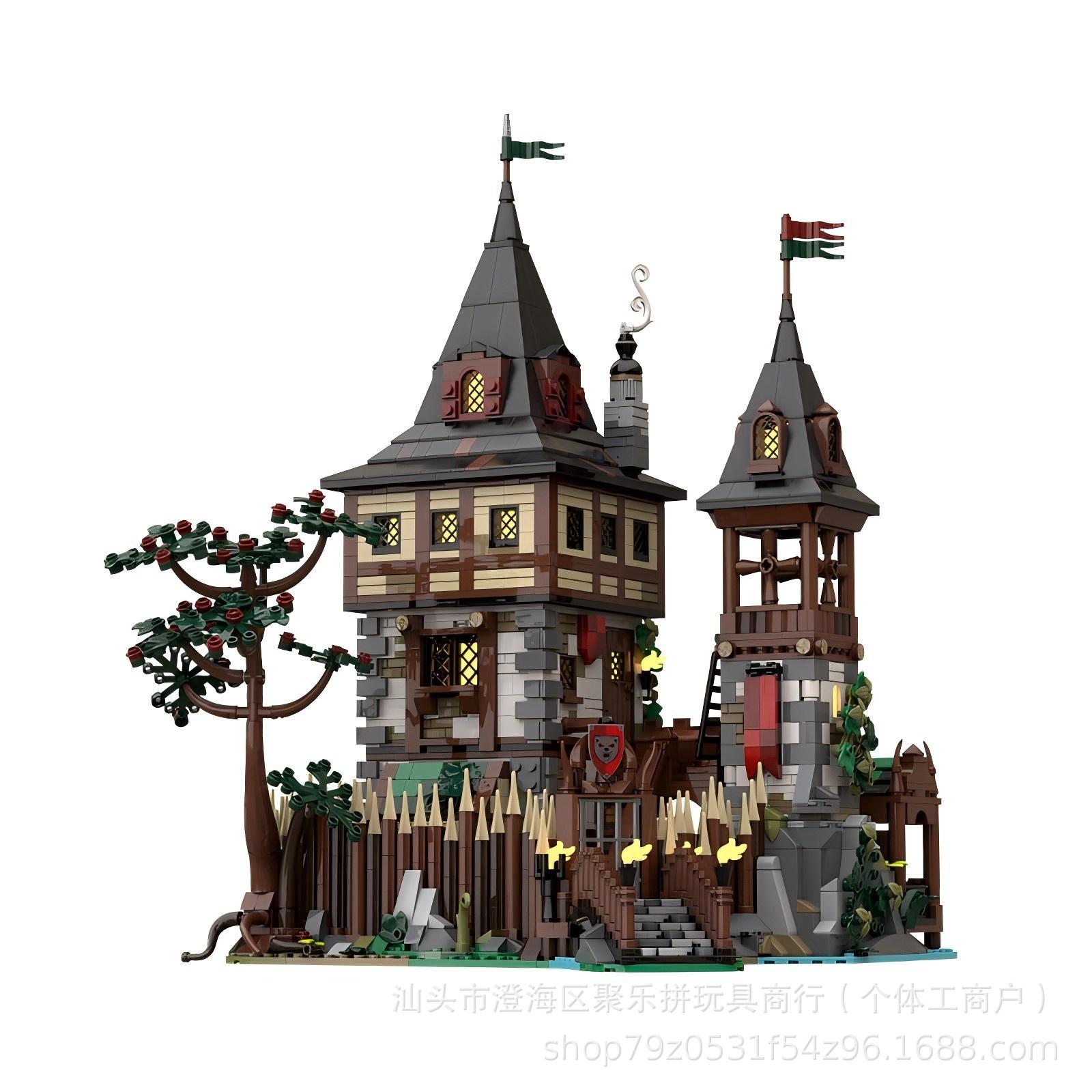 MOC ベアキング城モザイクビルディングブロック教育玩具子供 - Hobby Is Science のレビューと価格