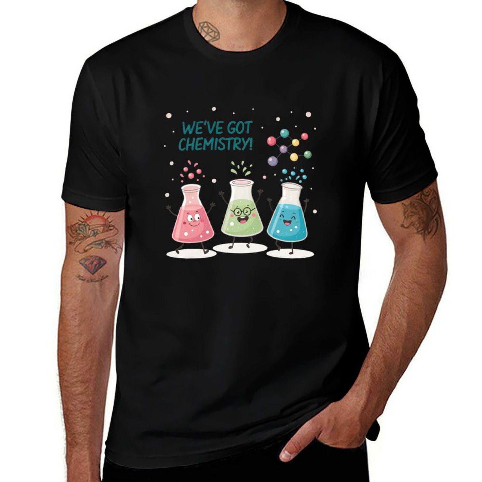 サイエンスビーカーバディーズTシャツ トレンディカジュアル半 - Science Buddies のレビューと価格