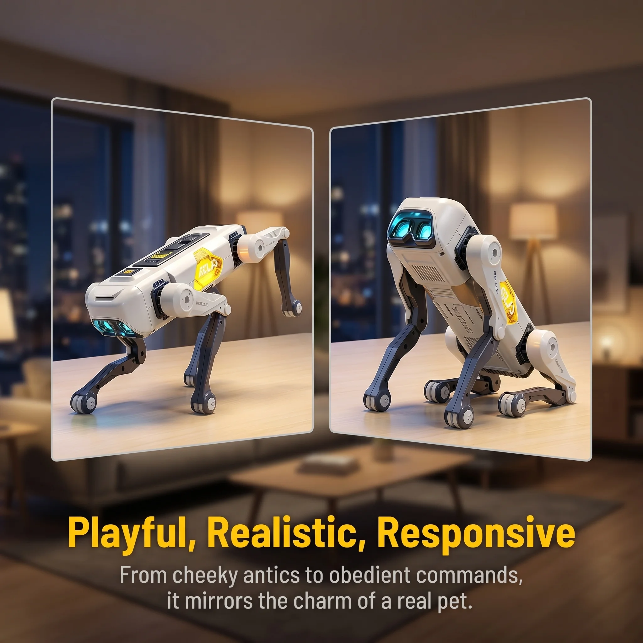 AIスマートロボット犬、音声＆アプリ制御、プログラミング、ダ - Science Robot のレビューと価格