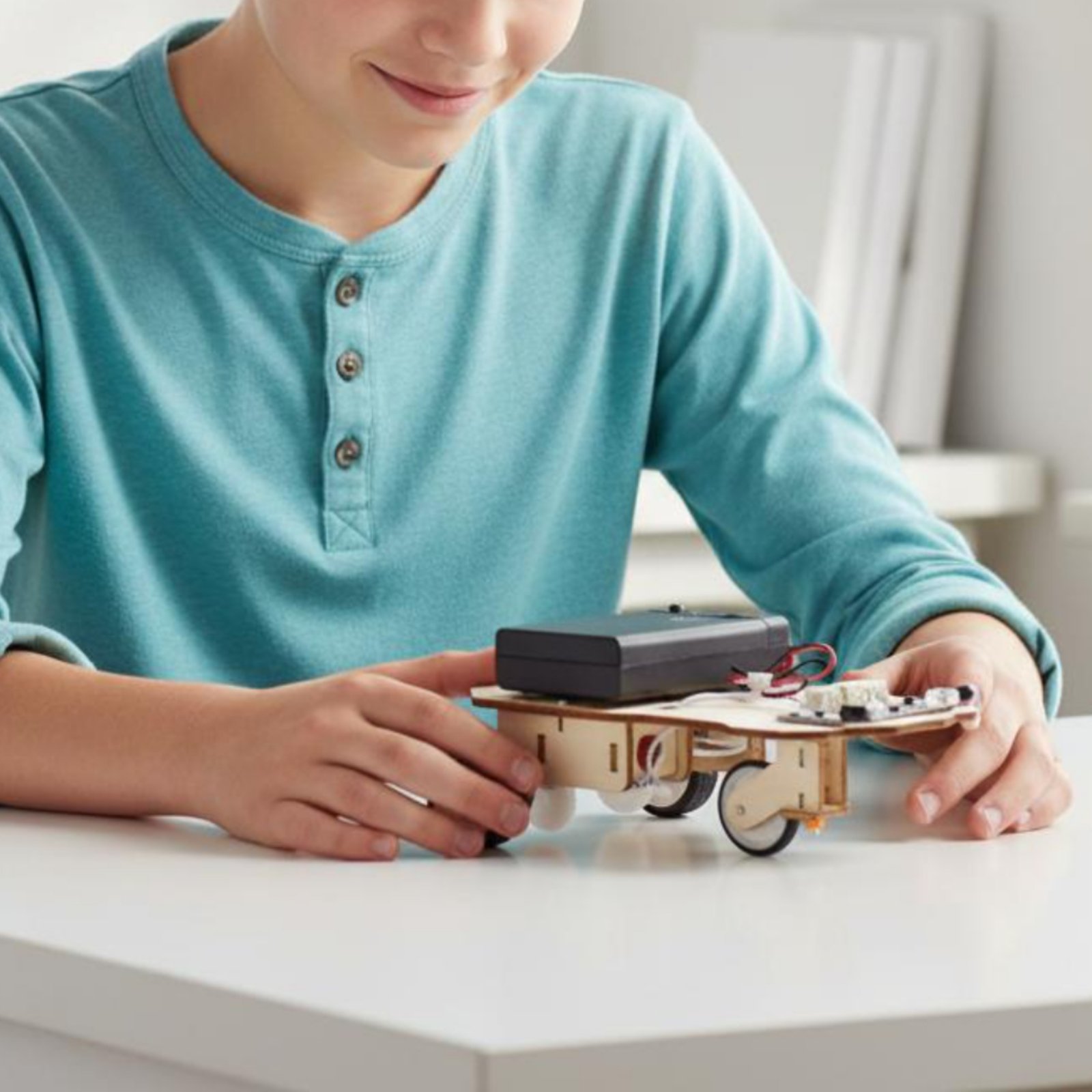 木製知能車両キット 科学技術教育 DIY追従型車両キット ロ - Science Robot のレビューと価格